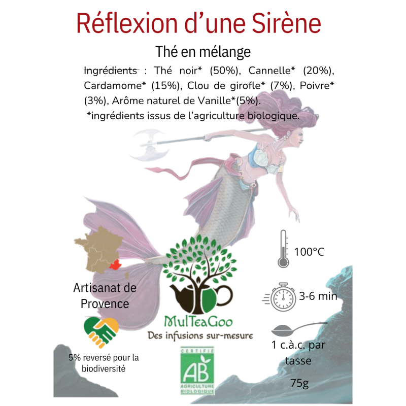 Réfléxion d'une Sirène - Thé d'Hatanna